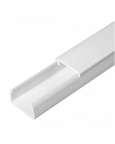 Кабель-канал белый 2-й замок в г/к 25х16 (80м/уп) Промрукав (PR.062516) в Кемерово Кабель-канал Pintop.ru