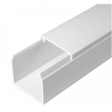 Кабель-канал белый 2-й замок в г/к 40х40 (60м/уп) Промрукав (PR.064040)