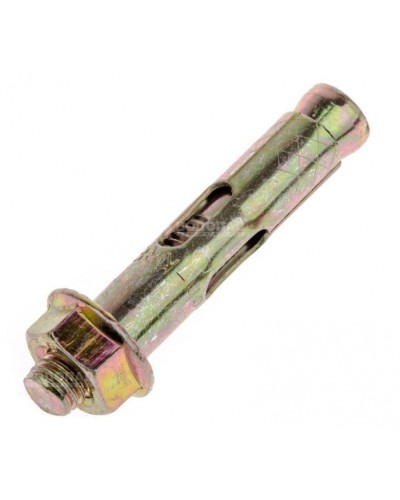 Анкерный болт с гайкой оцинкованный М10/12х60 (50 шт/уп) Промрукав (PR08.2353) в Кемерово Крепеж Pintop.ru