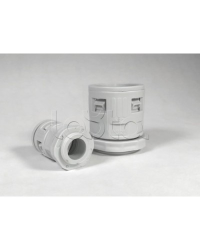 Муфта вводная для гофрированных труб серая ВМ-ГТ-32 Промрукав (PR08.3271) в Кемерово Повороты, муфты, тройники Pintop.ru