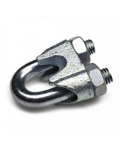 Зажим троса одинарный D4мм тип Слоник DIN 741 (100 шт/уп) Промрукав (PR08.3892) в Кемерово Держатели, клипсы, скобы Pintop.ru