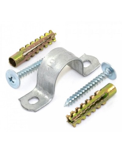 Комплекты для крепления ОКЛ с использованием самореза, дюбеля и скобы СМД 10-11 (100 шт) Промрукав (PR08.4999) в Кемерово Держатели, клипсы, скобы Pintop.ru