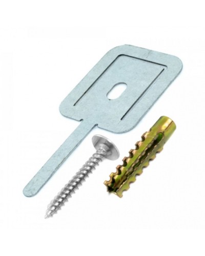 Комплекты для крепления ОКЛ с использованием самореза, дюбеля и хомута FR ПР-40 (100 шт) Промрукав PR08.5201 в Кемерово Огнестойкие кабельные линии Pintop.ru