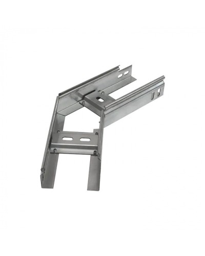 Угол горизонтальный 45 градусов лестничный 200х200 (1,2 мм) Промрукав (PR08.5255) в Кемерово Аксессуары для лотков Pintop.ru