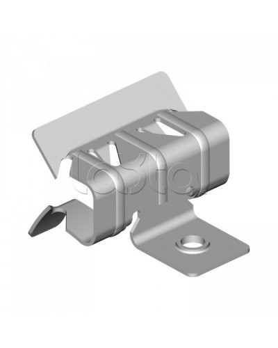 Зажим балочный 15-20 мм с отгибом и резьбой М6 Промрукав (PR08.5846) в Кемерово Аксессуары для лотков Pintop.ru