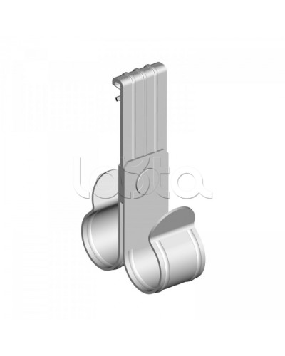 Зажим балочный вертикальный 1-5 мм под трубу 25 мм двойной Промрукав (PR08.5871) в Кемерово Аксессуары для лотков Pintop.ru