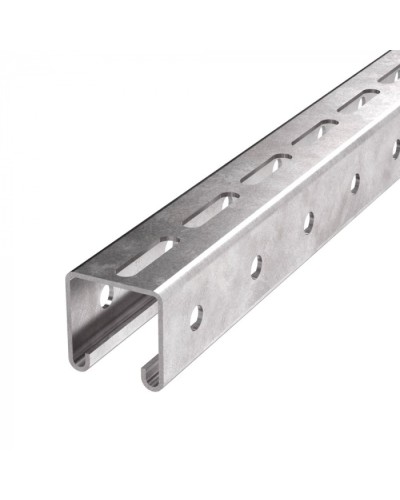 Профиль STRUT HDZ ПС-41х41х6000 (2,0 мм) Промрукав (PR08.5905) в Кемерово Аксессуары для лотков Pintop.ru