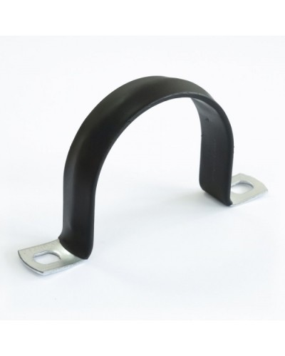 Скоба металлическая двухлапковая с полимерным покрытием СМД-П d48-50 мм (50 шт/уп) Промрукав (PR08.6021) в Кемерово Держатели, клипсы, скобы Pintop.ru