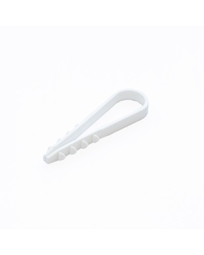 Дюбель-хомут для круглого кабеля d11-18 мм белый (10шт) Промрукав (PR08.6945) в Кемерово Крепеж: Дюбели, шурупы, саморезы Pintop.ru