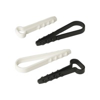 Дюбель-хомут для плоского кабеля 6-14 мм черный (100шт) Промрукав (PR08.6964)