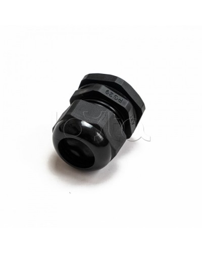 Кабельный ввод (сальник) PG 29 (IP68) d отверстия 18-25 мм черный (2 шт/уп) Промрукав (PR08.7077) в Кемерово Аксессуары для лотков Pintop.ru