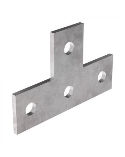 Пластина Т-образная 4 отверстия HDZ Промрукав (PR08.8801) в Кемерово Аксессуары для лотков Pintop.ru