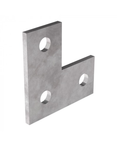 Пластина L-образная 3 отверстия HDZ Промрукав (PR08.8840) в Кемерово Аксессуары для лотков Pintop.ru