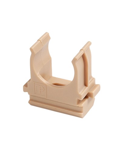 Крепёж-клипса для труб АБС-пластик сосна д20 (100шт/1500шт уп/кор) Промрукав (PR13.0049) в Кемерово Держатели, клипсы, скобы Pintop.ru