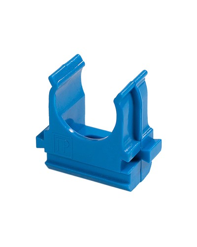 Крепёж-клипса для труб АБС-пластик синяя д25 (100шт/1000шт уп/кор) Промрукав (PR13.0059) в Кемерово Держатели, клипсы, скобы Pintop.ru