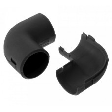 Соединитель угловой разборный черный д16 (5шт/700шт уп/кор) Промрукав (PR13.0173)