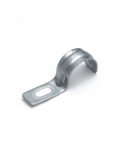 Скоба металлическая однолапковая усиленная противопожарная СМОУ d19-20 мм (100 шт/уп) Промрукав (PR13.02401) в Кемерово Держатели, клипсы, скобы Pintop.ru
