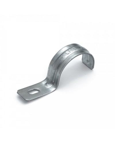 Скоба метал. однолапковая усиленная противопожарная СМОУ d31-32 мм (50шт/600шт уп/кор) Промрукав (PR13.02404) в Кемерово Держатели, клипсы, скобы Pintop.ru