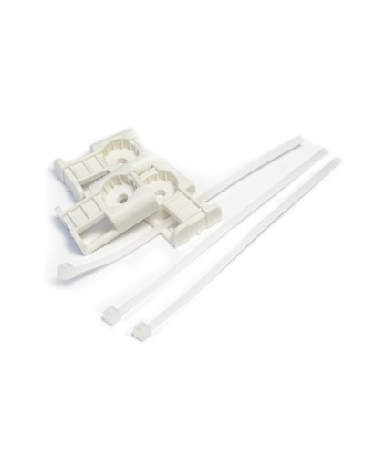 Комплекты крепления площадка для прямого монтажа белая со стяжкой 2,5х100 мм (100 шт) Промрукав (PR13.02512) в Кемерово Аксессуары для кабель-канала Pintop.ru