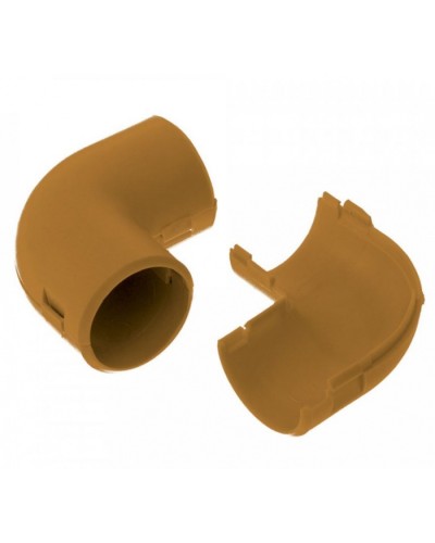 Соединитель угловой разборный бук д25 (30шт/480шт уп/кор) Промрукав (PR13.0285) в Кемерово Повороты, муфты, тройники Pintop.ru