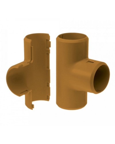 Тройник разборный бук д20 (50шт/600шт уп/кор) Промрукав (PR13.0292) в Кемерово Повороты, муфты, тройники Pintop.ru