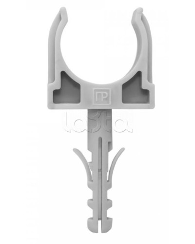 Крепеж-клипса с дюбелем серая д20 в малой упаковке (10шт/900шт уп/кор) Промрукав (PR13.0316) в Кемерово Крепеж: Дюбели, шурупы, саморезы Pintop.ru