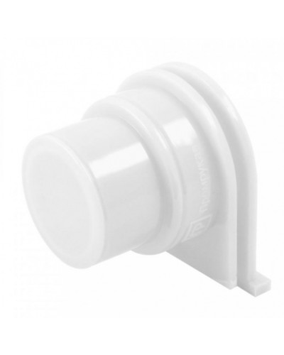 Переходник универсальный на гофрированную трубу белый (50шт/1000шт уп/кор) Промрукав (PR13.0321) в Кемерово Аксессуары для кабель-канала Pintop.ru