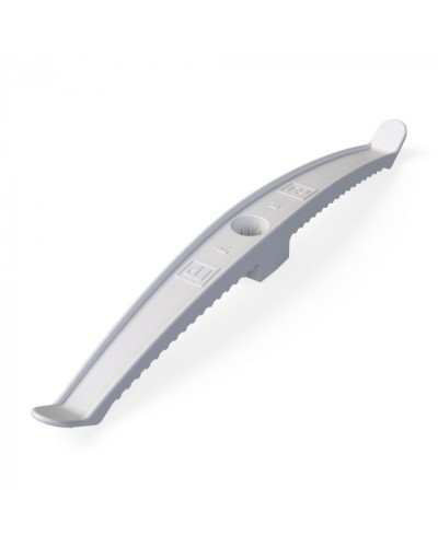 Держатель кабеля двусторонний для прямого монтажа в гофроящике белый (100 шт/кор) Промрукав (PR13.0486) в Кемерово Аксессуары для кабель-канала Pintop.ru