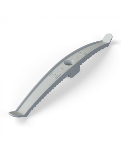 Держатель кабеля двусторонний для прямого монтажа в гофроящике серый (100 шт/кор) Промрукав (PR13.0487) в Кемерово Аксессуары для кабель-канала Pintop.ru