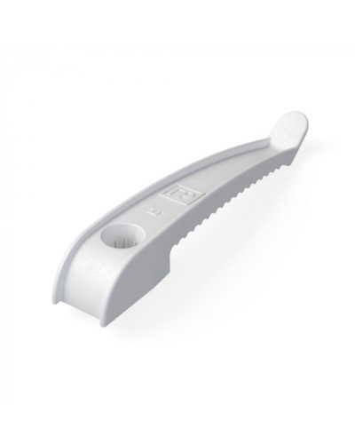 Держатель кабеля односторонний для прямого монтажа в гофроящике белый (200 шт/кор) Промрукав (PR13.0489) в Кемерово Аксессуары для кабель-канала Pintop.ru