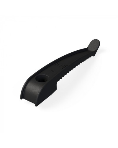 Держатель кабеля односторонний для прямого монтажа в гофроящике черный (200 шт/кор) Промрукав (PR13.0491) в Кемерово Аксессуары для кабель-канала Pintop.ru