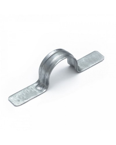 Скоба металлическая двухлапковая СМД d25-26 мм для монт.пист.(без отверстий) (100 шт/уп) Промрукав (PR13.1989) в Кемерово Держатели, клипсы, скобы Pintop.ru