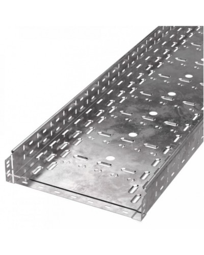 Лоток перфорированный Стандарт 400х80х3000 (1,0 мм) (6 м/уп) Промрукав (PR16.0015) в Кемерово Кабельные лотки Pintop.ru