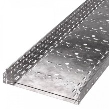 Лоток перфорированный Стандарт 500х80х3000 (1,0 мм) (6 м/уп) Промрукав (PR16.0018)