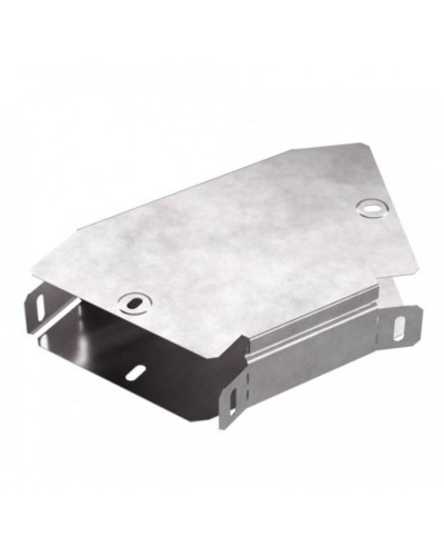 Угол горизонтальный 45 градусов с крышкой Стандарт 150х50 Промрукав (PR16.0426) в Кемерово Аксессуары для лотков Pintop.ru