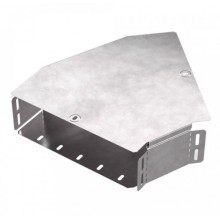 Угол горизонтальный 45 градусов с крышкой Стандарт 300х100 Промрукав (PR16.0431)