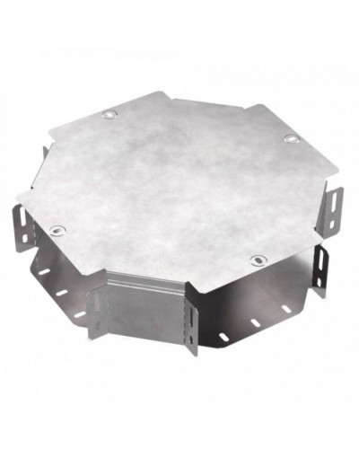 Х-образный ответвитель с крышкой Стандарт 200х100 Промрукав (PR16.0464) в Кемерово Аксессуары для лотков Pintop.ru