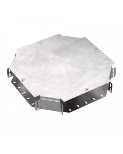 Х-образный ответвитель с крышкой Стандарт 300х80 Промрукав (PR16.0466) в Кемерово Аксессуары для лотков Pintop.ru