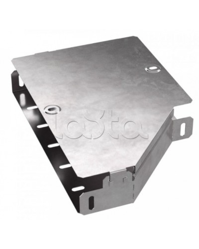 Переходник левый с крышкой Стандарт 300х200х50 Промрукав (PR16.0497) в Кемерово Аксессуары для лотков Pintop.ru