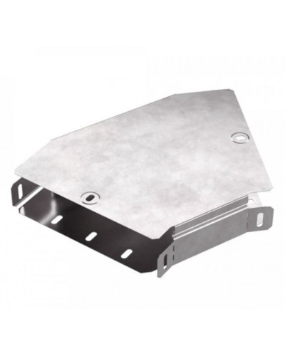 Угол горизонтальный 45 градусов с крышкой Стандарт 200х50 Промрукав (PR16.0522) в Кемерово Аксессуары для лотков Pintop.ru