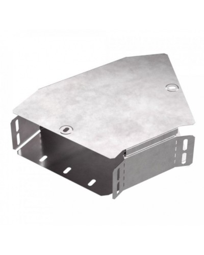 Угол горизонтальный 45 градусов с крышкой Стандарт 200х80 Промрукав (PR16.0523) в Кемерово Аксессуары для лотков Pintop.ru