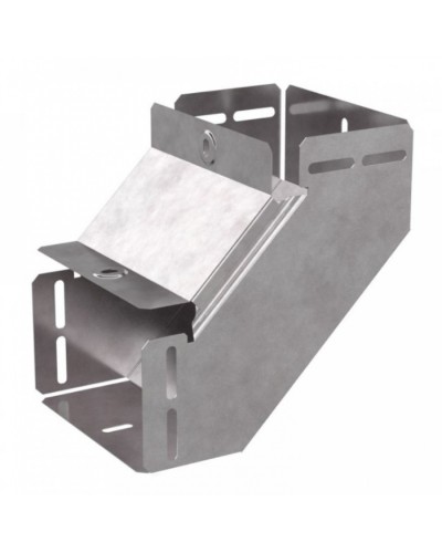 Угол вертикальный внутренний 90 градусов с крышкой Стандарт 150х100 Промрукав (PR16.0529) в Кемерово Аксессуары для лотков Pintop.ru