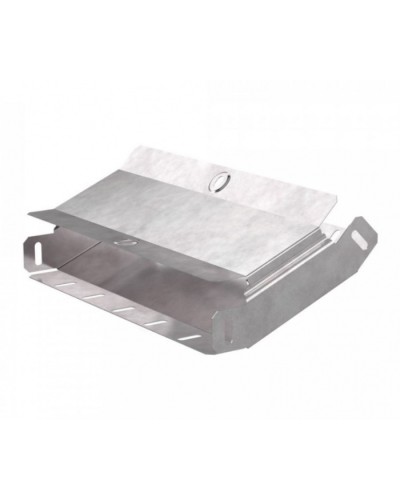 Угол вертикальный внутренний 45 градусов с крышкой Стандарт 300х50 Промрукав (PR16.0541) в Кемерово Аксессуары для лотков Pintop.ru