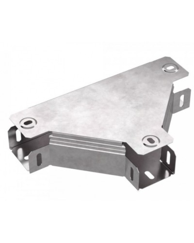 Т-образный ответвитель с крышкой Стандарт 50х50 Промрукав (PR16.0566) в Кемерово Аксессуары для лотков Pintop.ru