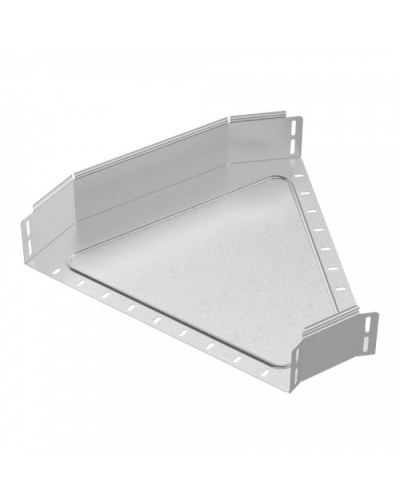 Угол горизонтальный 45 градусов Стандарт HDZ 500х100 Промрукав (PR16.1630) в Кемерово Аксессуары для лотков Pintop.ru