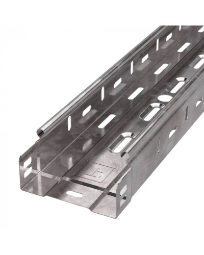 Лоток перфорированный Стандарт 100х50х3000 (1,0 мм) (6 м/уп) Промрукав (PR16.2284) в Кемерово Кабельные лотки Pintop.ru