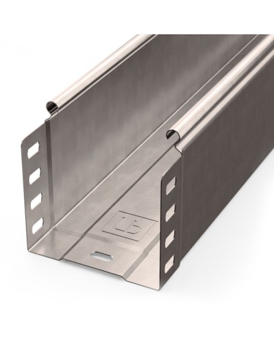 Лоток неперфорированный Стандарт INOX (AISI 409) 100х100х3000 (0,7 мм) (6 м/уп) Промрукав (PR16.2388) в Кемерово Кабельные лотки Pintop.ru