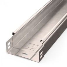 Лоток неперфорированный Стандарт INOX (AISI 409) 100х50х3000 (0,7 мм) (6 м/уп) Промрукав (PR16.2389)