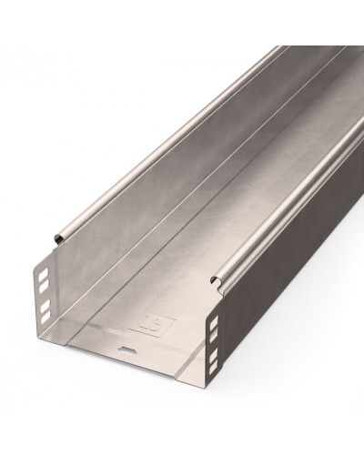 Лоток неперфорированный Стандарт INOX (AISI 409) 150х80х3000 (0,7 мм) (6 м/уп) Промрукав (PR16.2393) в Кемерово Кабельные лотки Pintop.ru