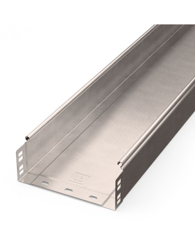 Лоток неперфорированный Стандарт INOX (AISI 409) 200х80х3000 (0,8 мм) (6 м/уп) Промрукав (PR16.2396) в Кемерово Кабельные лотки Pintop.ru